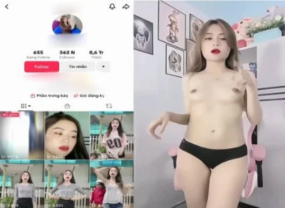 Chén em Tiktoker da trắng dáng cực ngon